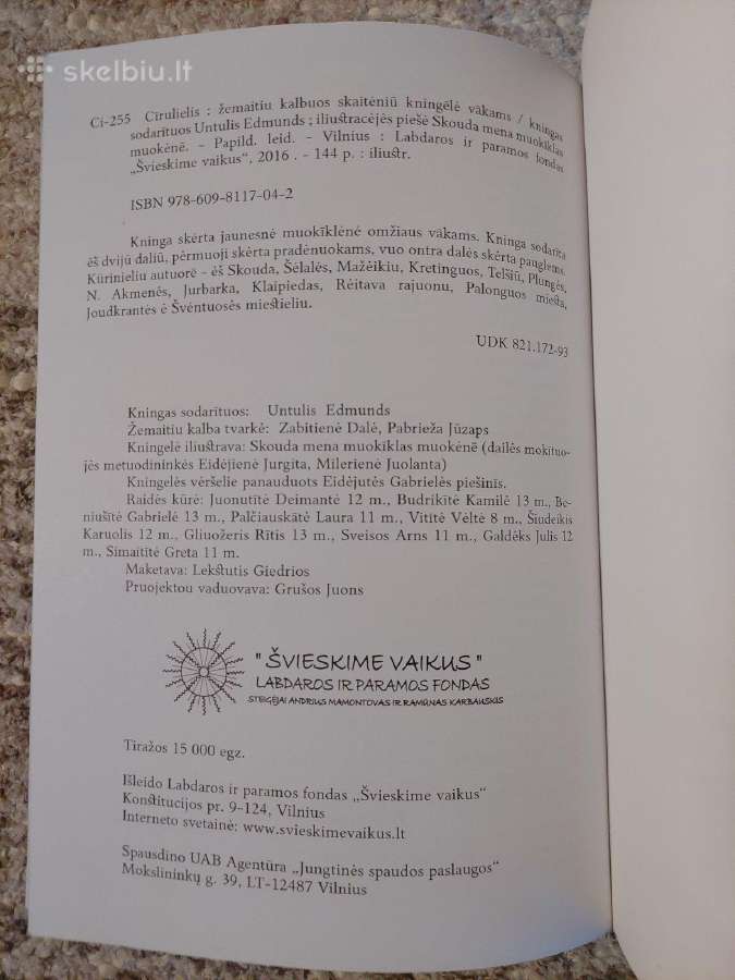 Knyga žemaitiškai "Cirulielis" - nuotraukos Nr. 3