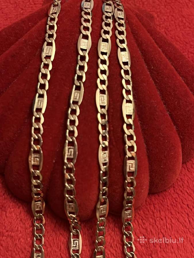 Prabangi auksinė “versace grandinėlė