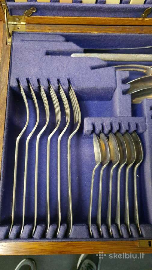 Beeston & Co Sheffield sidabruotas rinkinys - nuotraukos Nr. 6