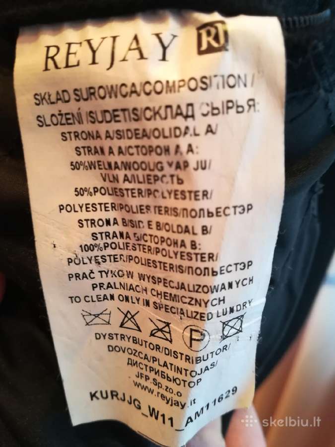 Vyriškas paltas XXL - nuotraukos Nr. 5