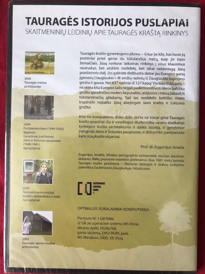 Dvd diskas „Tauragės istorijos puslapiai“ - nuotraukos Nr. 2