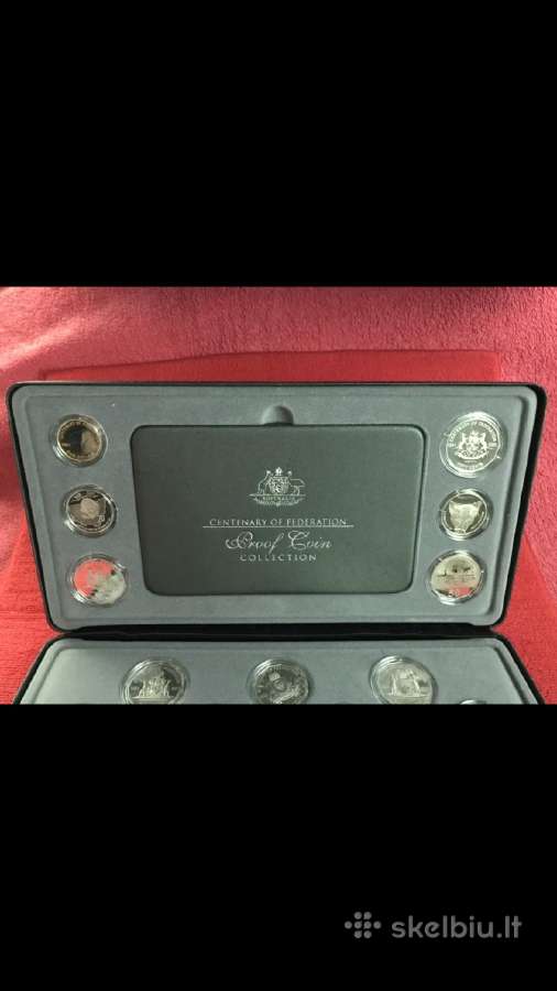 Monetos Australija 2001m. cu-ni proof - nuotraukos Nr. 2