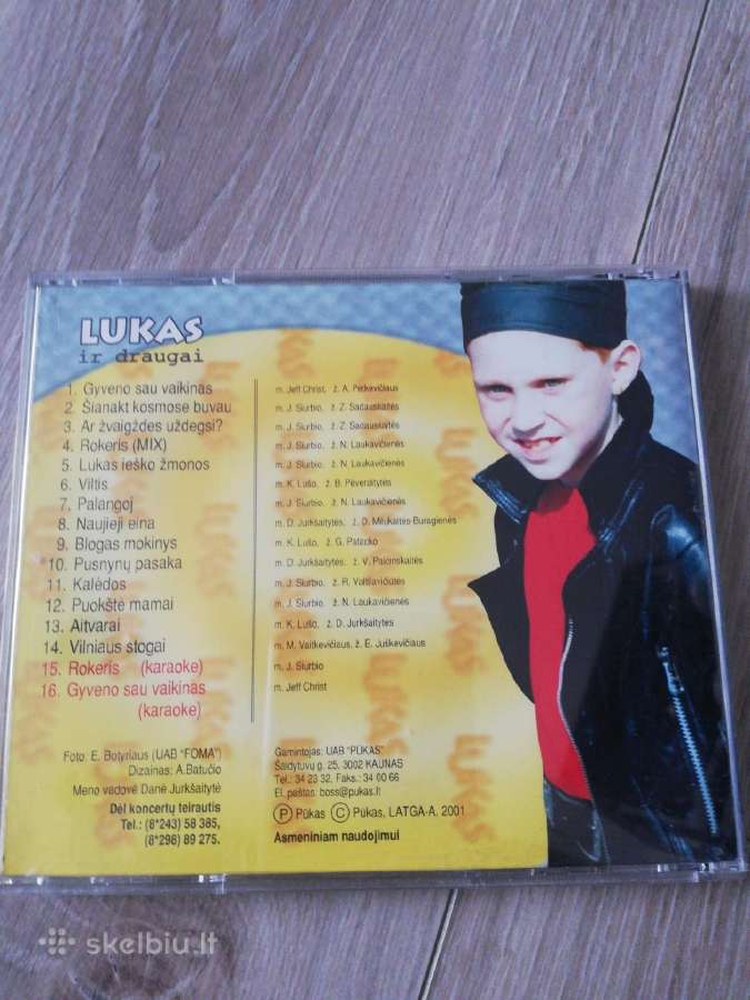 CD diskas Lukas ir draugai - nuotraukos Nr. 2