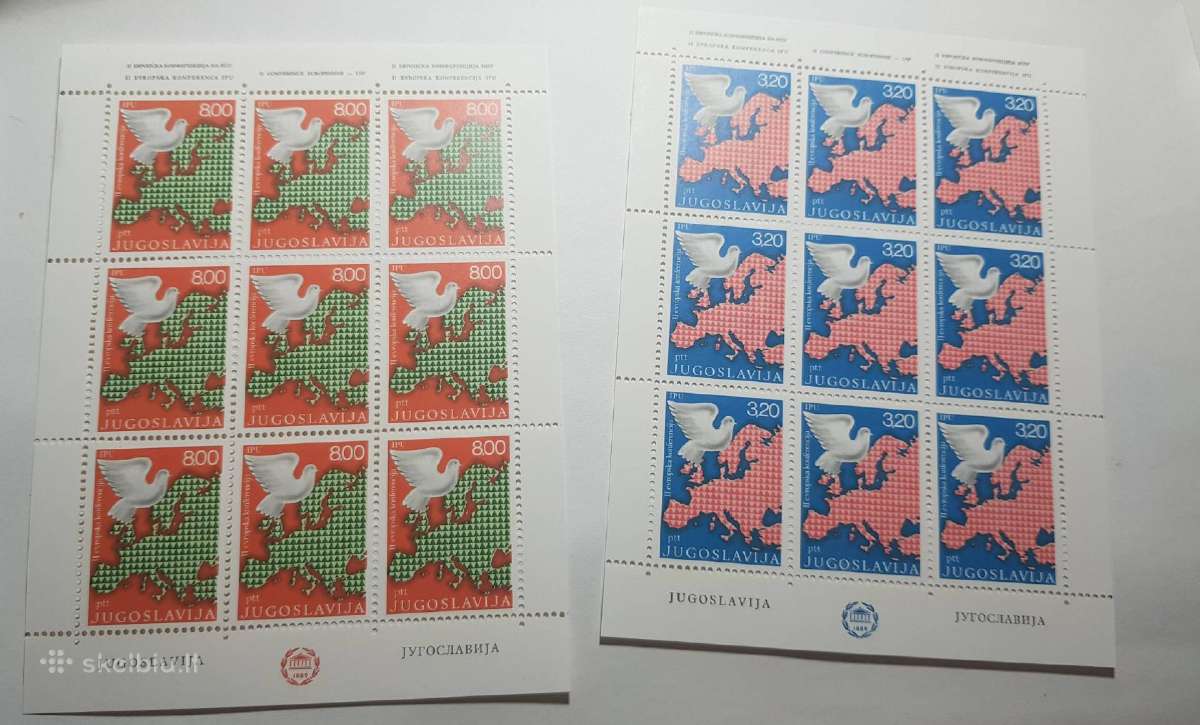 Jugoslavija 1975 m. Konferencija, lapeliai svarus