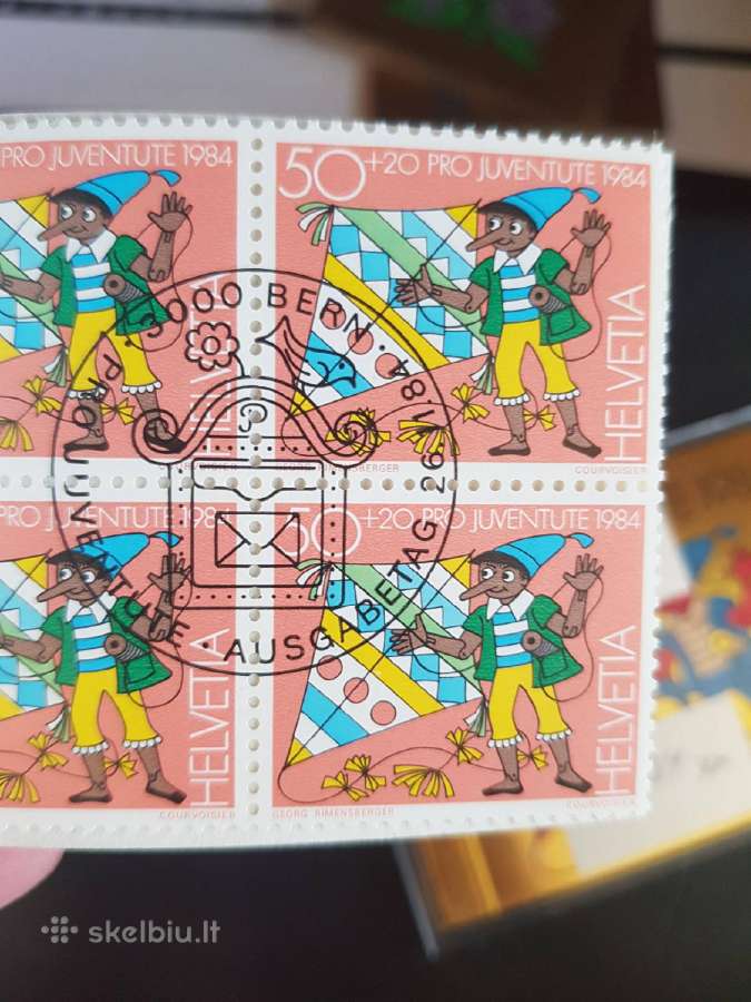 Sveicarija 1984 m. Pro Juventute, bukletas antsp. - nuotraukos Nr. 2