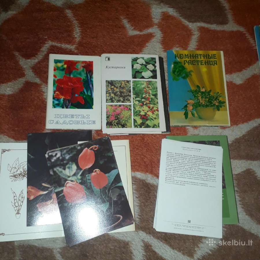Atviručių apie augalus rinkiniai - nuotraukos Nr. 2