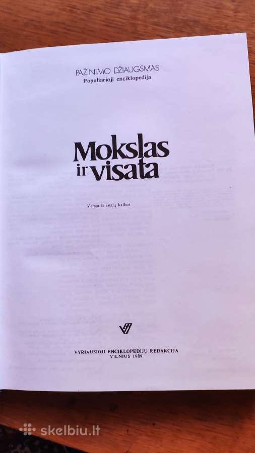 Knyga "Mokslas ir visata" - nuotraukos Nr. 2
