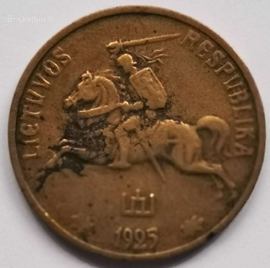 10 ct Lietuva 1925 m. - nuotraukos Nr. 2