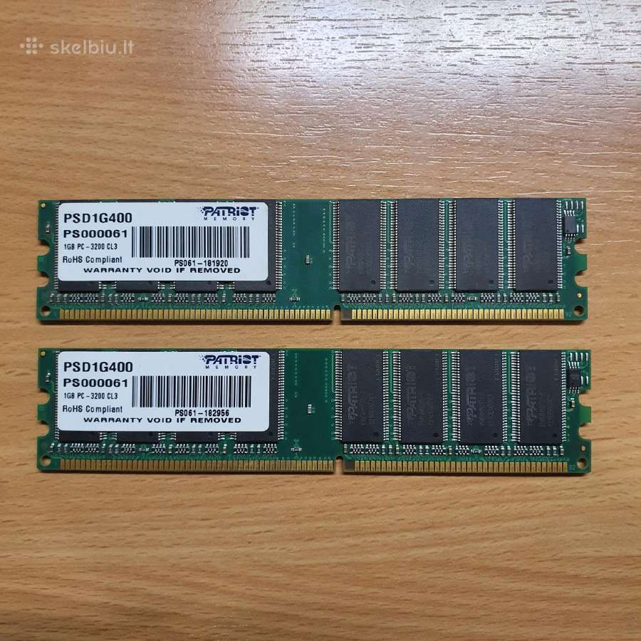 Patriot Signature Series Ddr 1gb Pc-3200 400 MHz