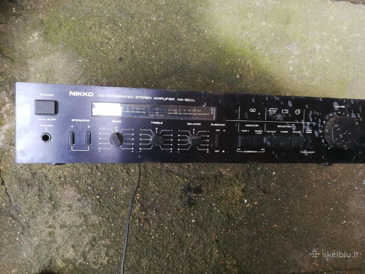 Parduodu Nikko Na-500 II garso stiprintuva