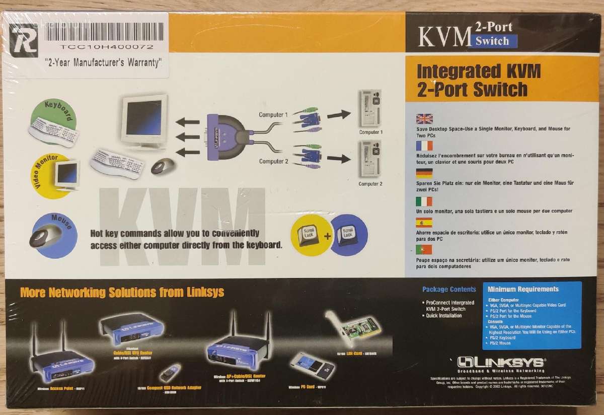 Linksys Kvm - nuotraukos Nr. 3