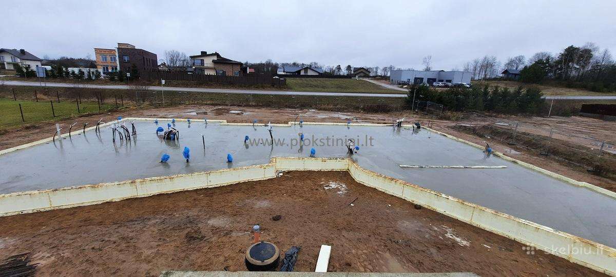 Plokštinių pamatų montavimas, betonavimas - nuotraukos Nr. 10