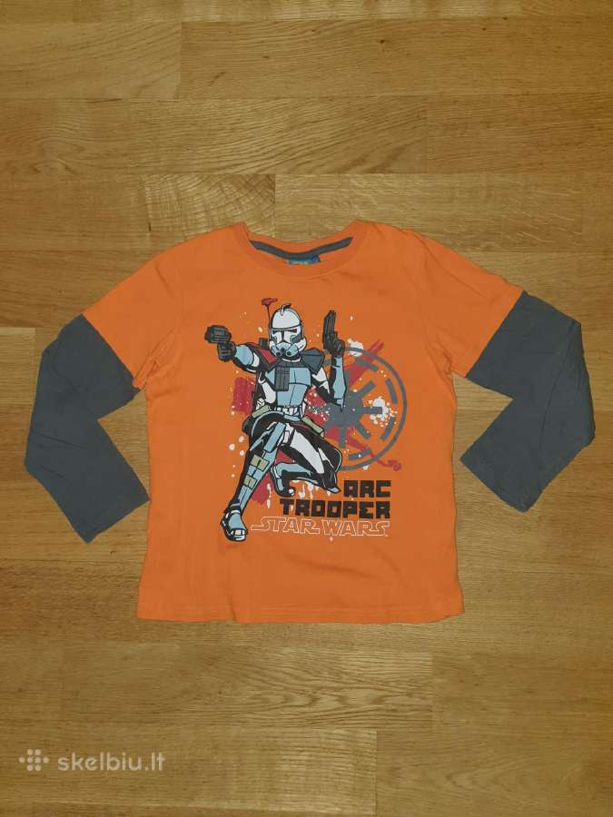 Oranžinė Star Wars su pilkom rankovėm bliuskute 13 - nuotraukos Nr. 2