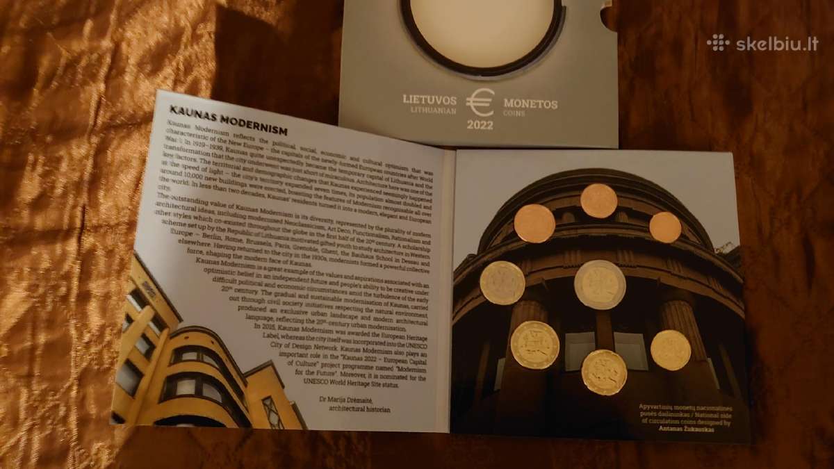 2022 m. Lietuvos numizmatikos rinkinys - nuotraukos Nr. 3