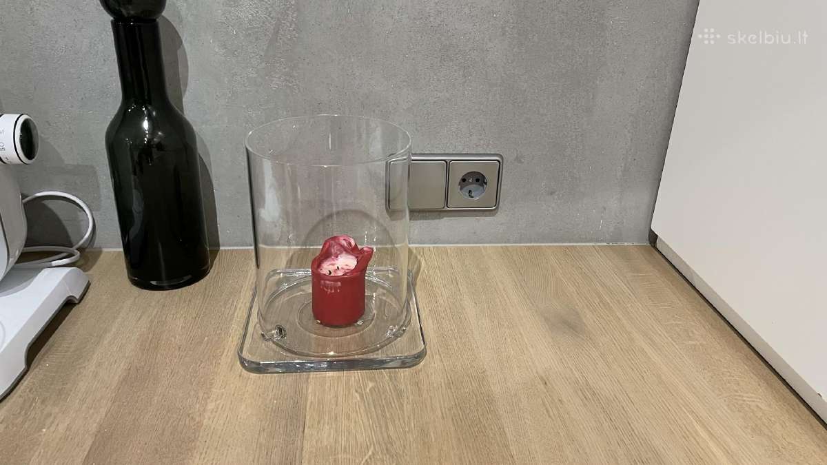Stikline cilindro formos zvakide Ikea