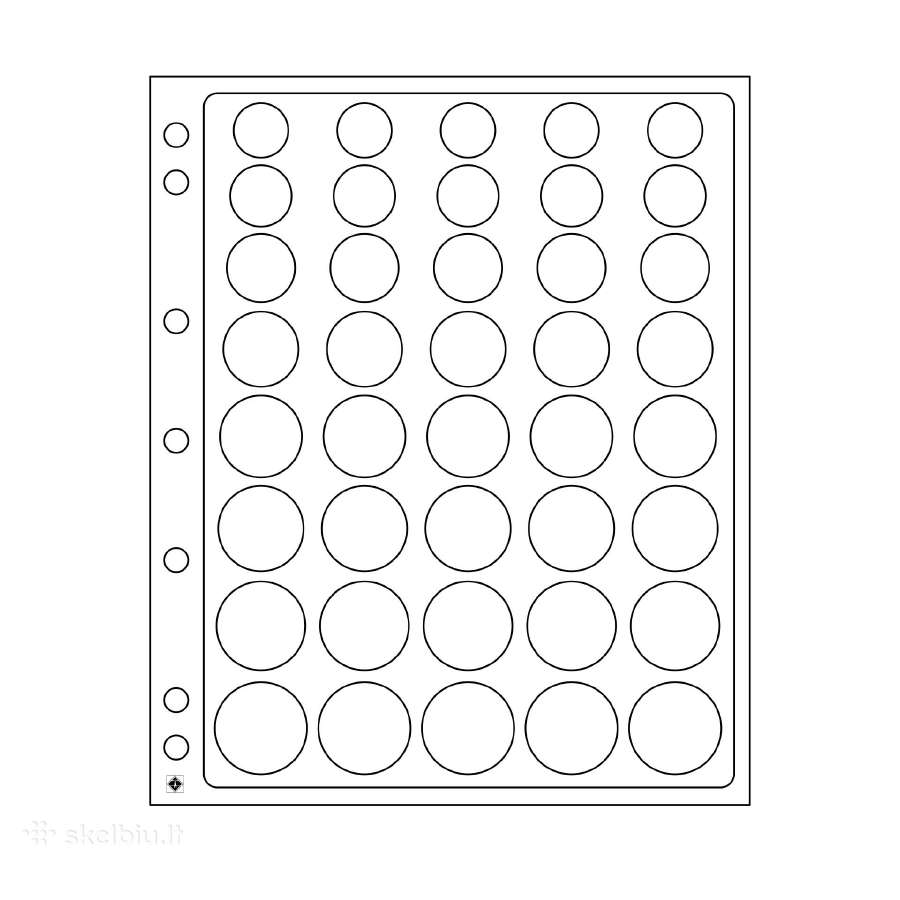 Leuchtturm įmautės Encap monetoms kapsulėse - nuotraukos Nr. 6