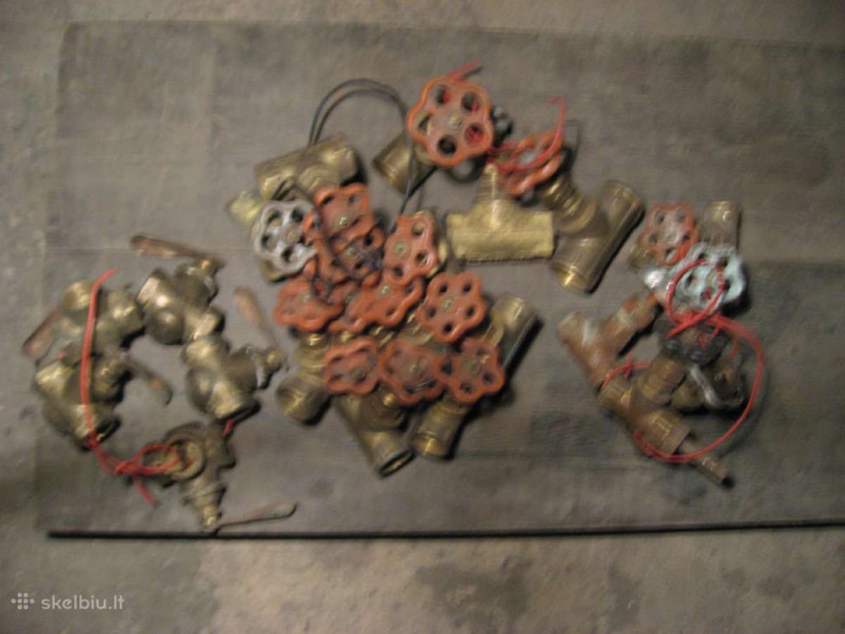 Bronziniai ventiliai diam 1/2 ir diam3/4