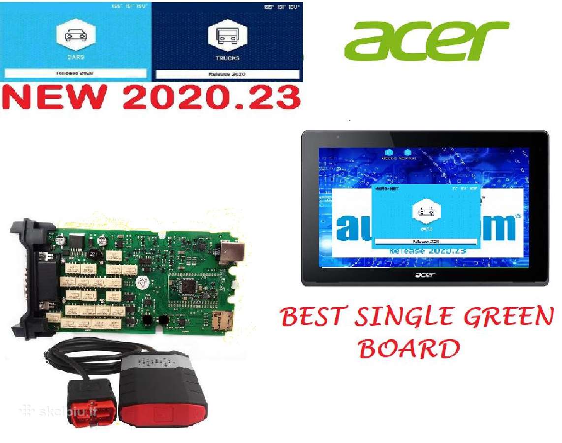 2021 Naujausia Delphi diagnostika+acer tabletė