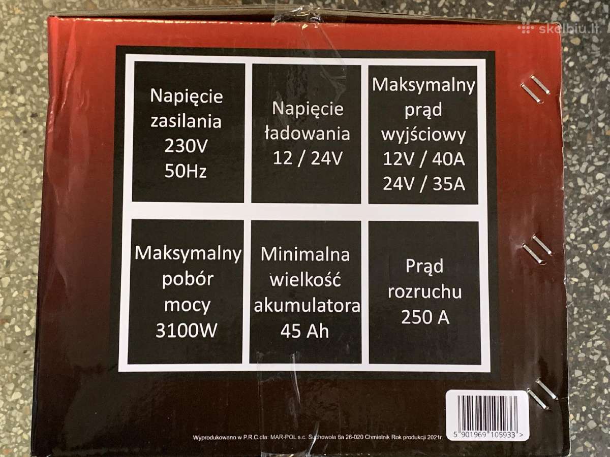 Pakrovėjas akumuliatoriui / pakrovėjai užvedėjai - nuotraukos Nr. 13