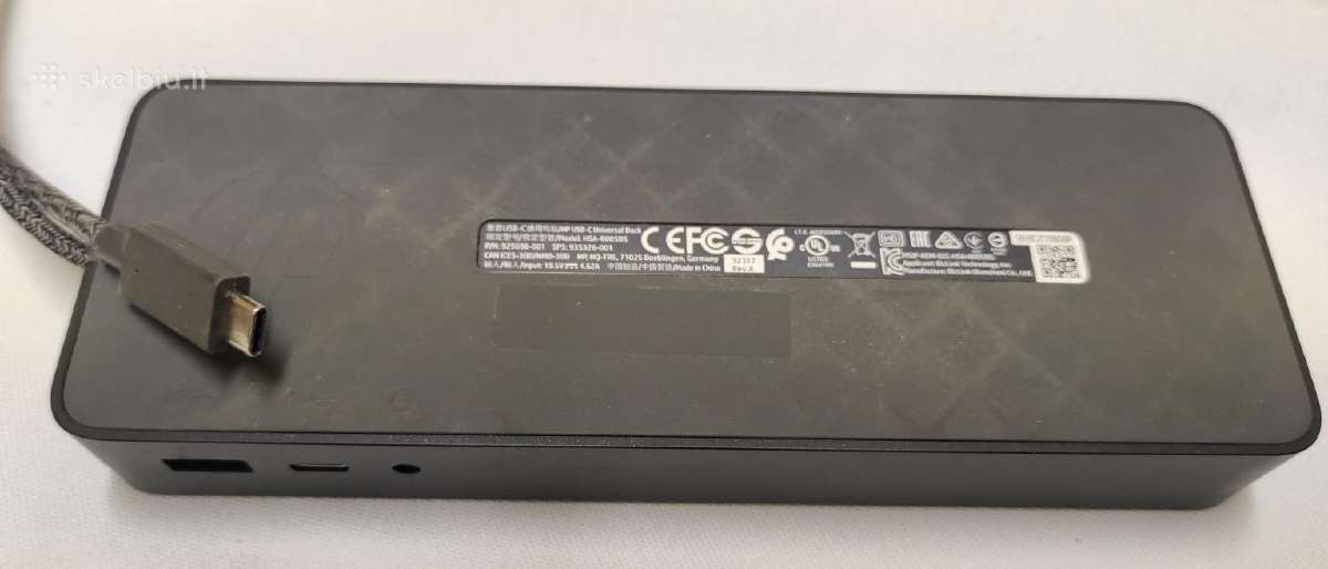 Hp sujungimų stotelė Usb-c