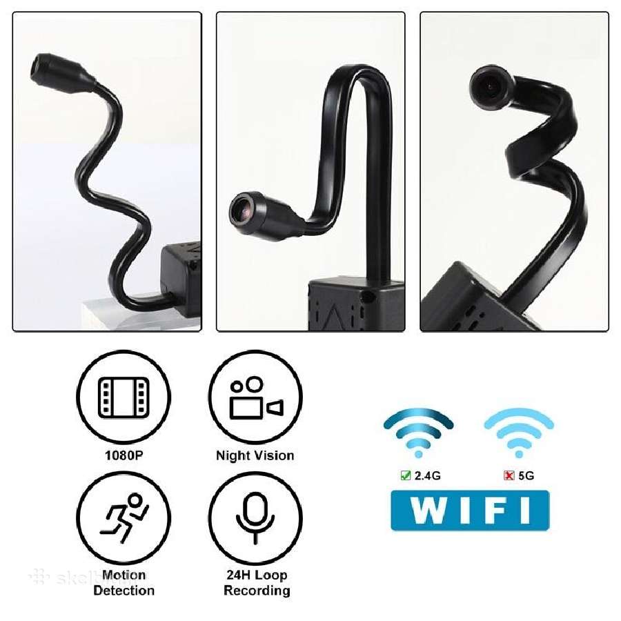 Didelis pasirinkimas! Mini WiFi HD slapta kamera - nuotraukos Nr. 5