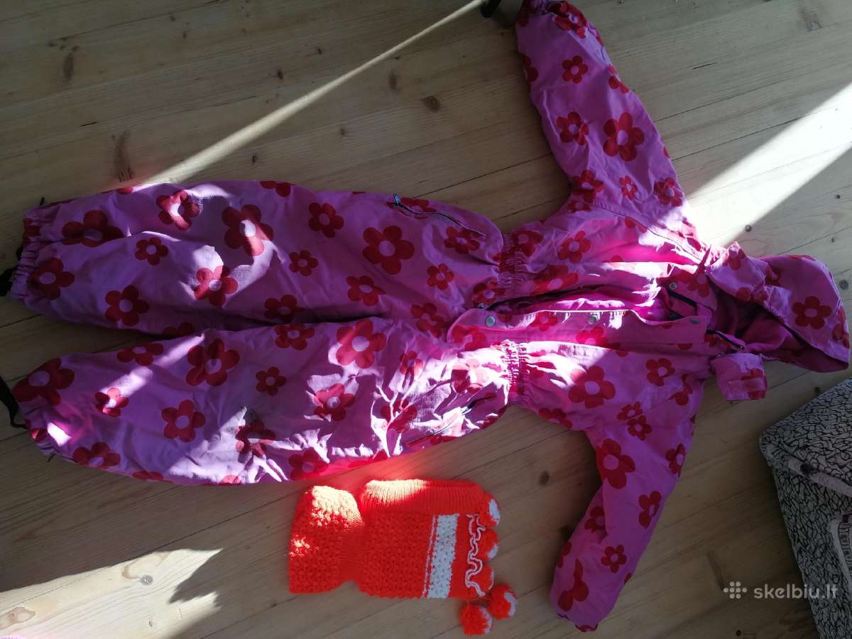 Žieminis kombinezonas 116cm plius kepure dovanų