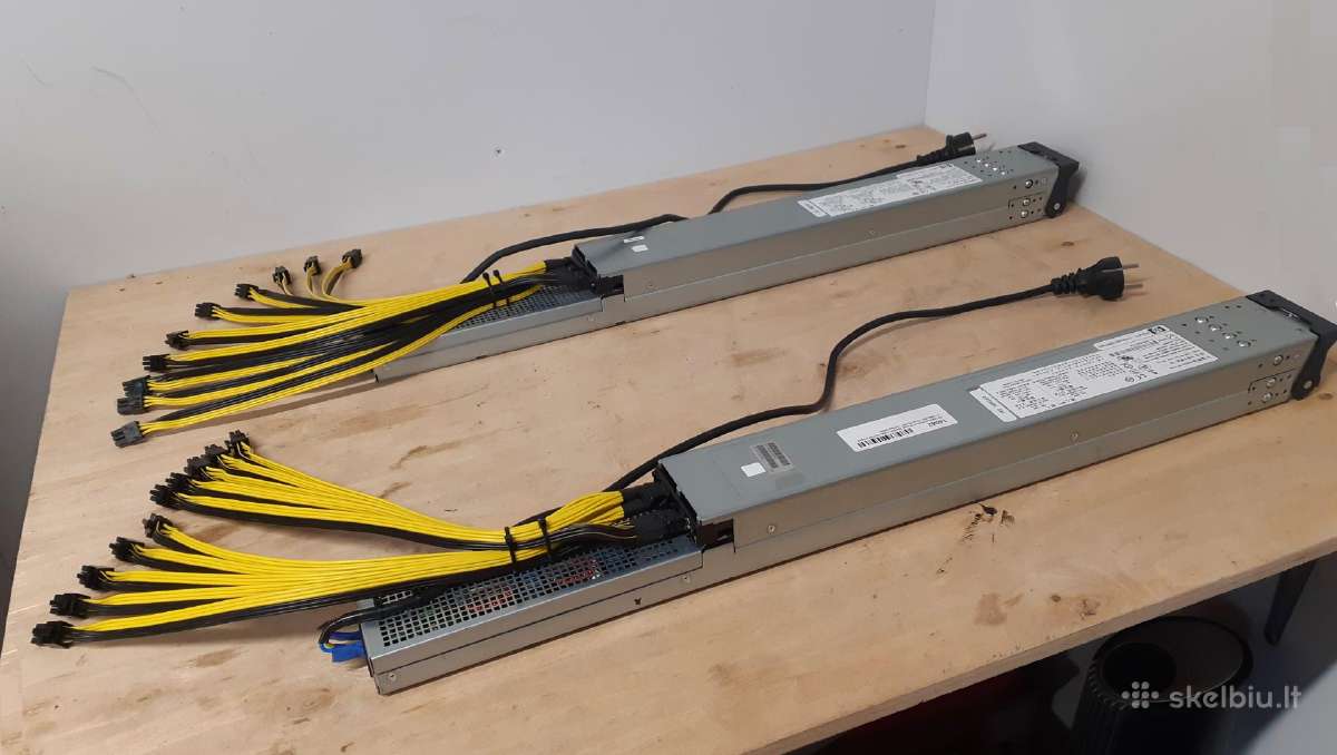 12v 2250w maitinimo šaltiniai su pcie laidais - nuotraukos Nr. 4