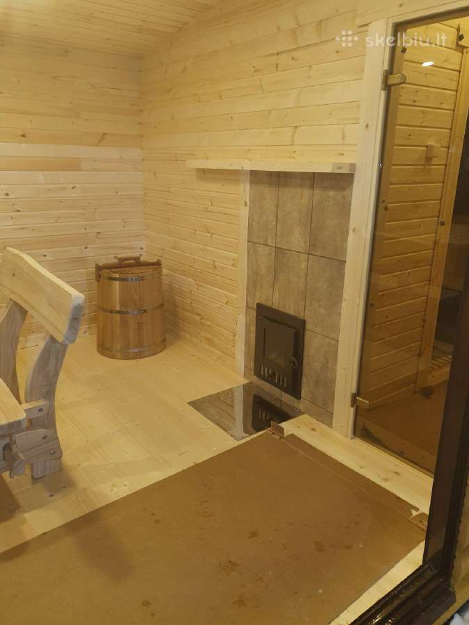 Karkasinė pirtis 3x6m su dušu - nuotraukos Nr. 7