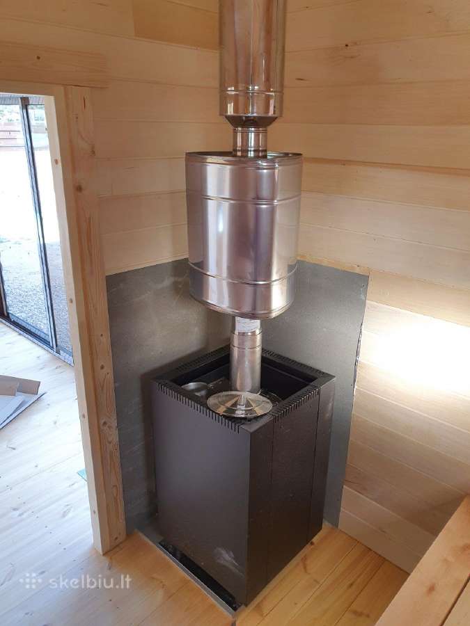Karkasinė pirtis 3x6m su dušu - nuotraukos Nr. 13