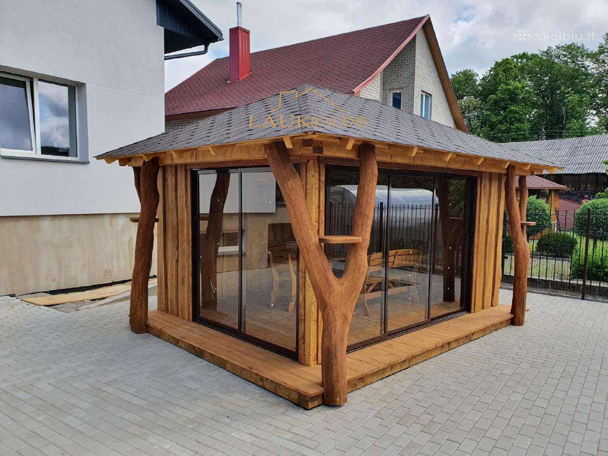 Pavėsinės Su Stiklais Laukbaldis - nuotraukos Nr. 12