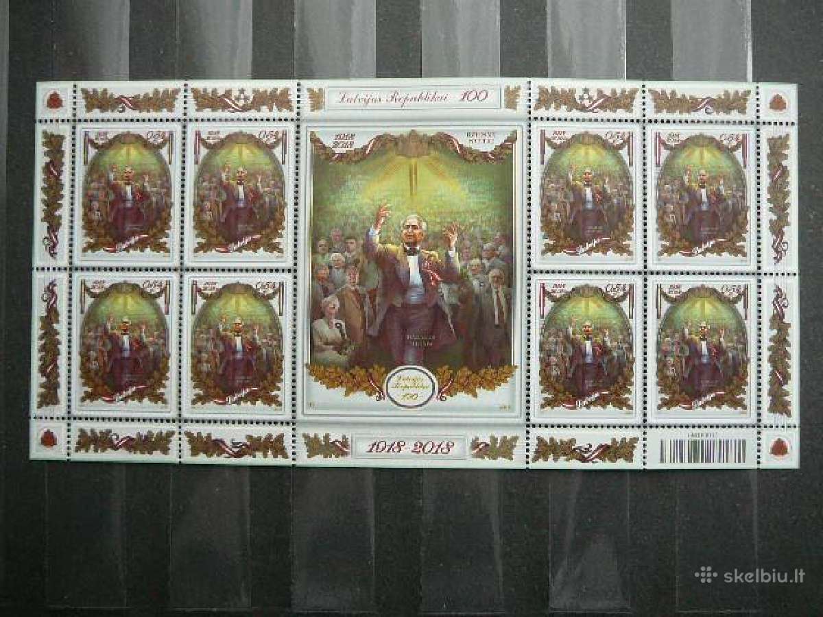 Šimtmetis Latvija 2018 Mnh llt1048kl