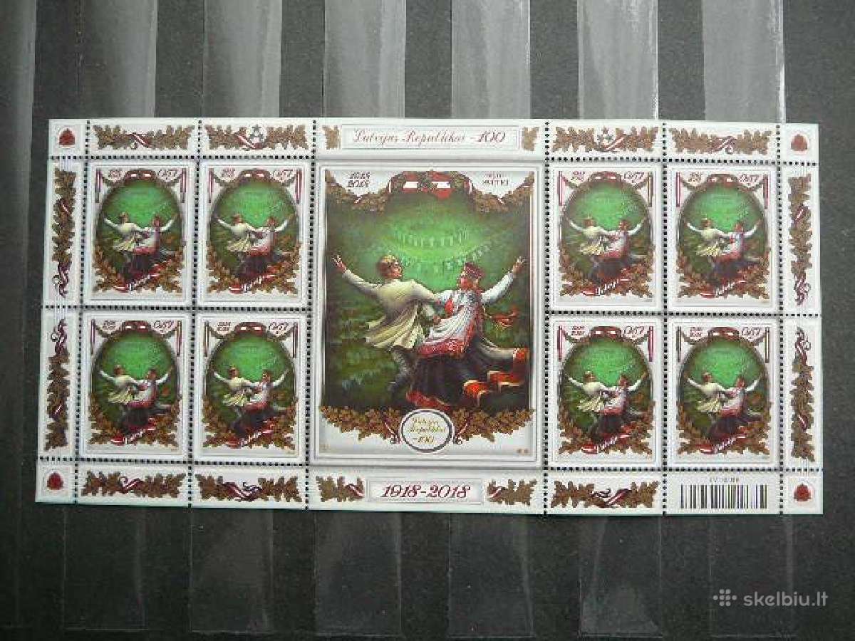 Šimtmetis Latvija 2018 Mnh llt1049kl