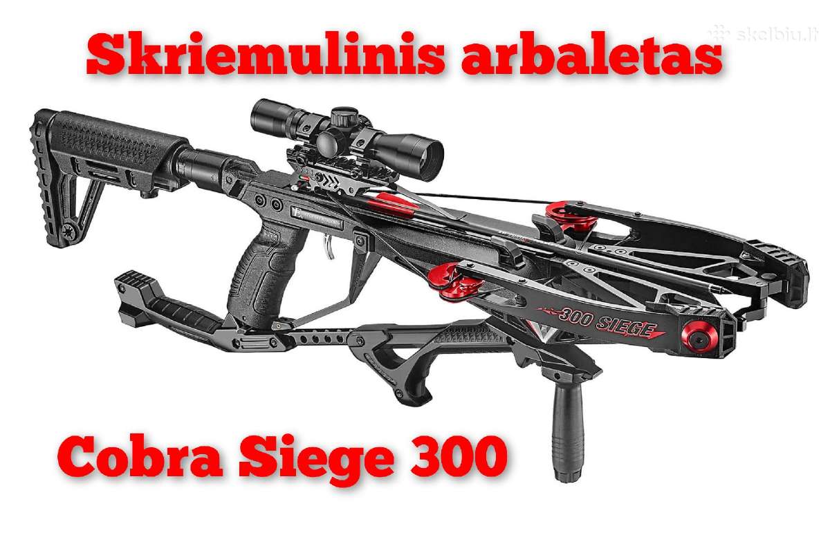 Arbaletas Cobra: R9, Rx, Adder, Siege300 - nuotraukos Nr. 2