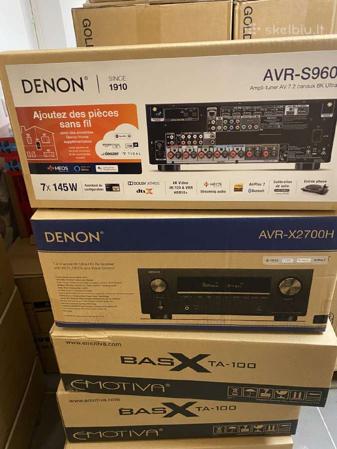 Denon Avc-s670h 5.2 8k naujas recyveris - nuotraukos Nr. 6