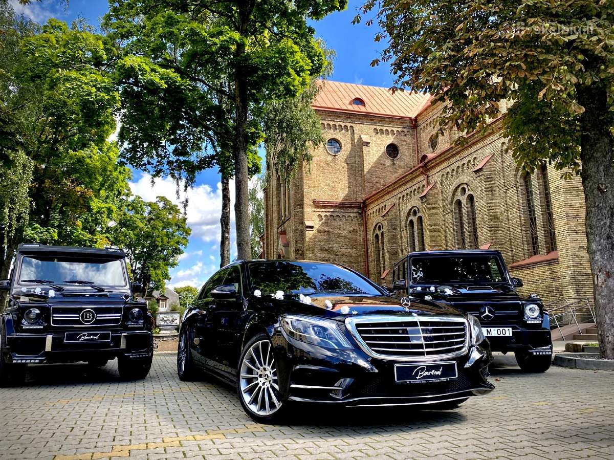 Automobiliai Vestuvės Transportas Nuoma Mercedes - nuotraukos Nr. 22