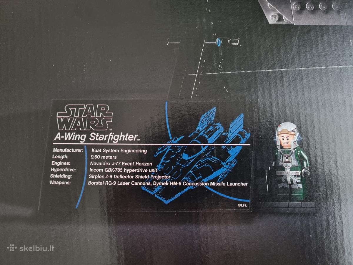 75275 Lego® Star Wars A-wing Starfighter - nuotraukos Nr. 4