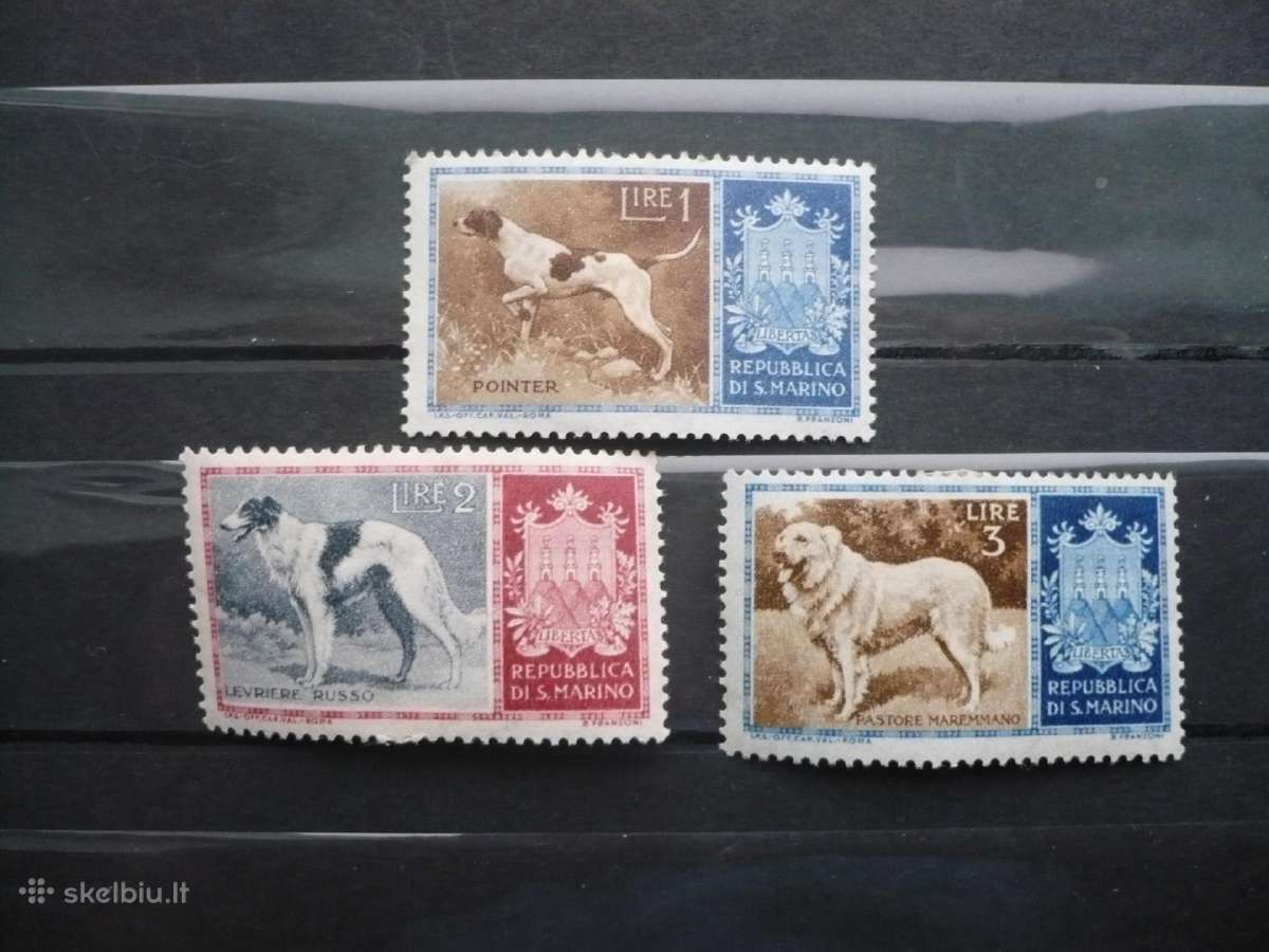1956 metų šunų veislės