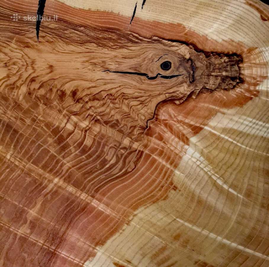 Azuolo,uosio dilės stalviršiam su epoxy ir be - nuotraukos Nr. 3