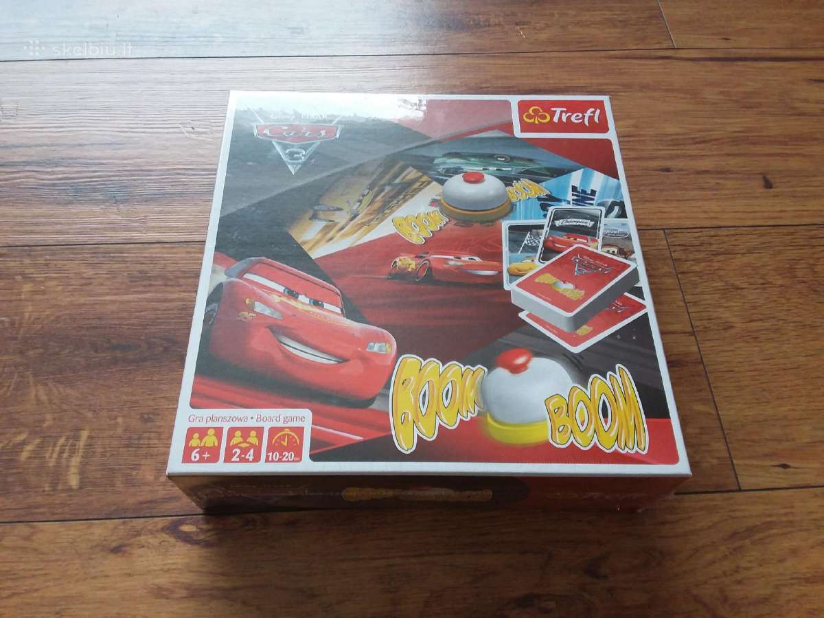 Stalo žaidimas Boom Boom Cars3 Mcqueen