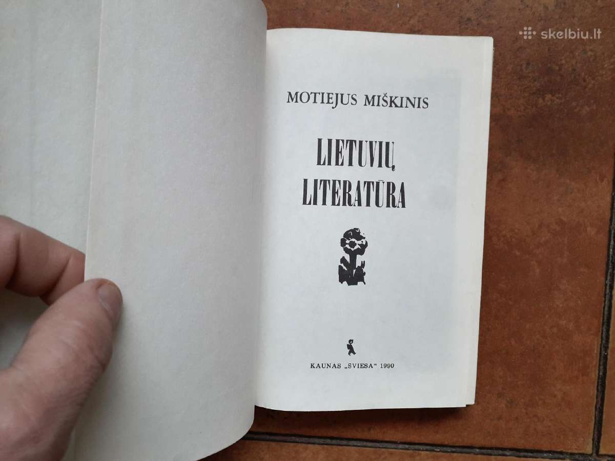 Motiejus Miškinis "Lietuvių Literatūra" 1939 metai - nuotraukos Nr. 2