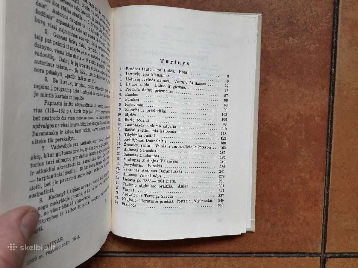 Motiejus Miškinis "Lietuvių Literatūra" 1939 metai - nuotraukos Nr. 6