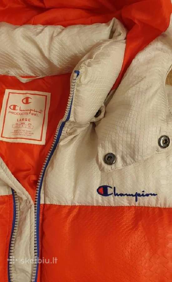 Stilinga šilta oversized Champion striukė - nuotraukos Nr. 8