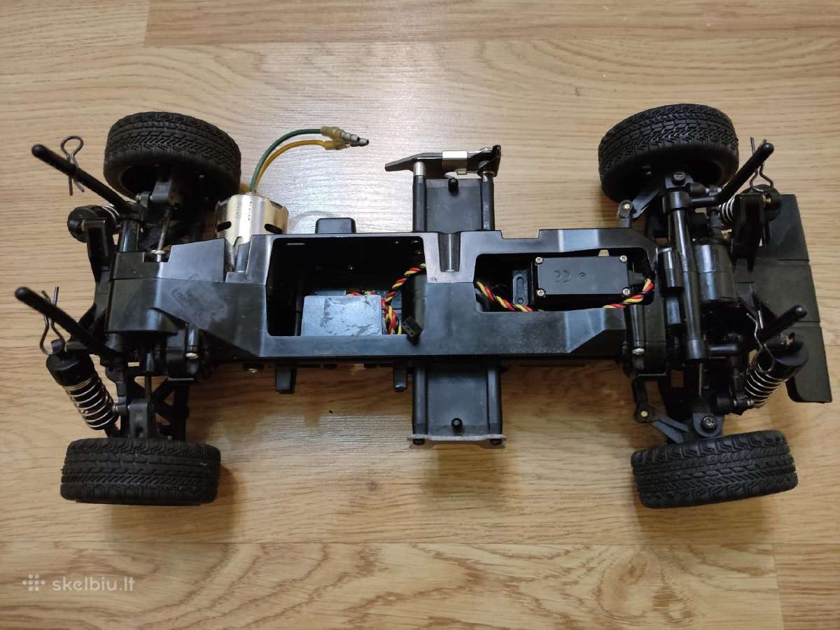RC modelis Tamiya Tl01 4x4 reguliuojama pakaba1:10