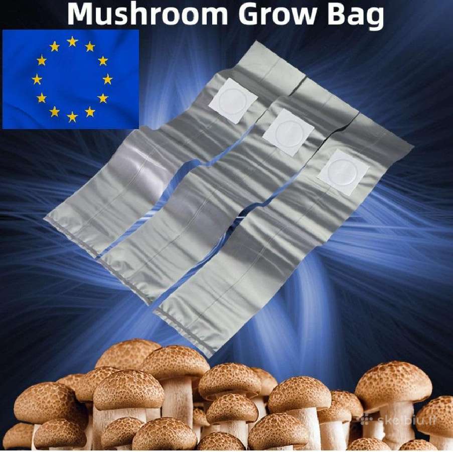 Maišai grybų auginimui ant substrato