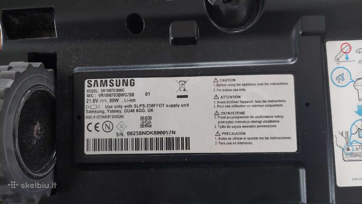 Siurblys robotas Samsung dalis - nuotraukos Nr. 2