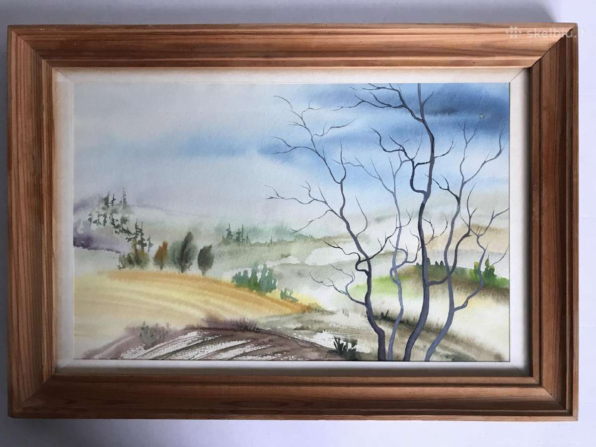 Paveikslas. Akvarelė