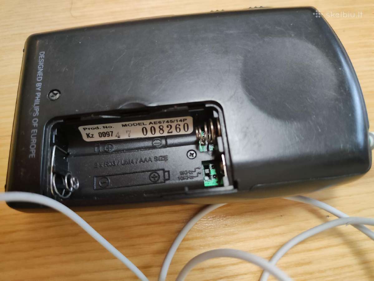 Philips mini radio imtuvas Ae6745 - nuotraukos Nr. 4
