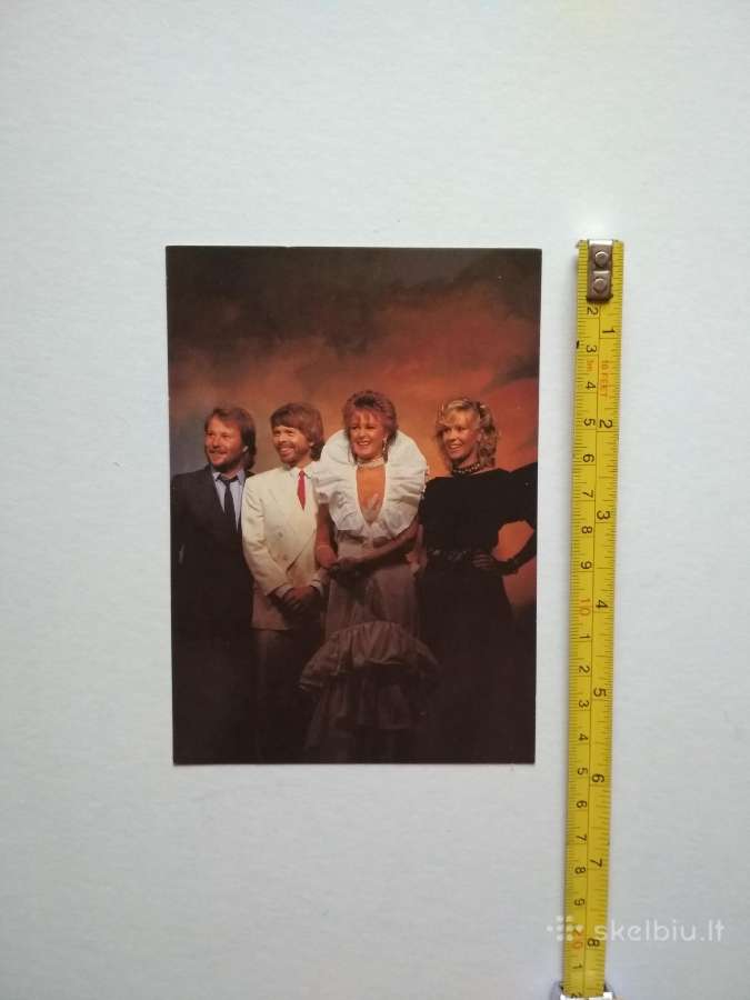 Abba foto atvirutė 1982 m. - nuotraukos Nr. 3