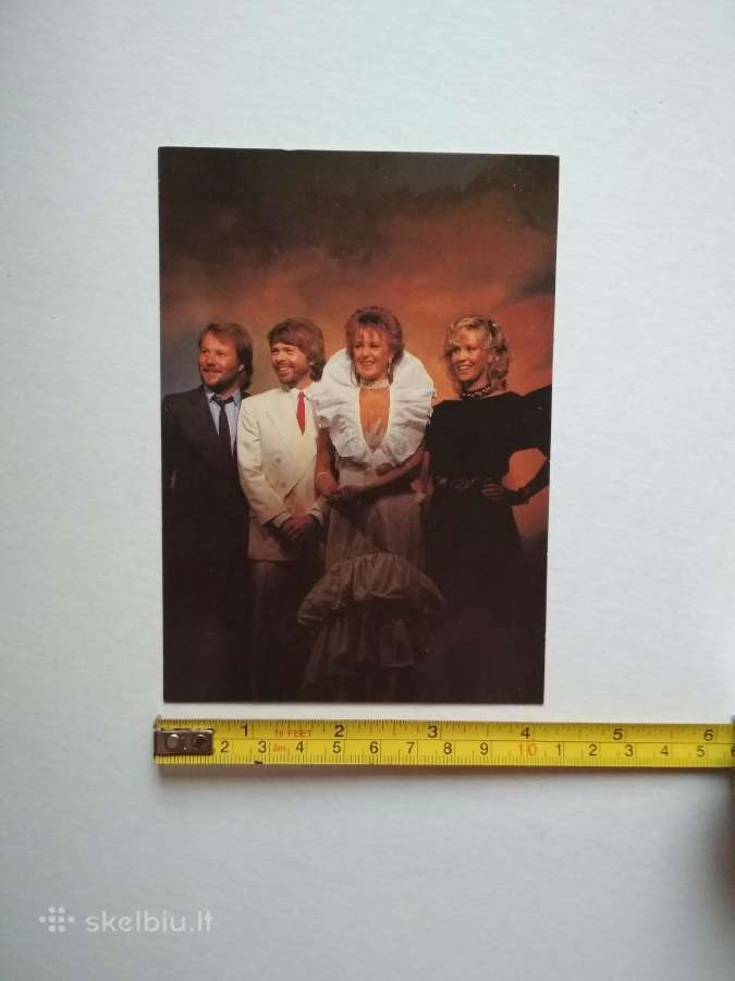 Abba foto atvirutė 1982 m. - nuotraukos Nr. 4