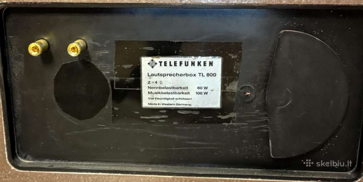 Telefunken Tl800 koloneles unikalios - nuotraukos Nr. 12